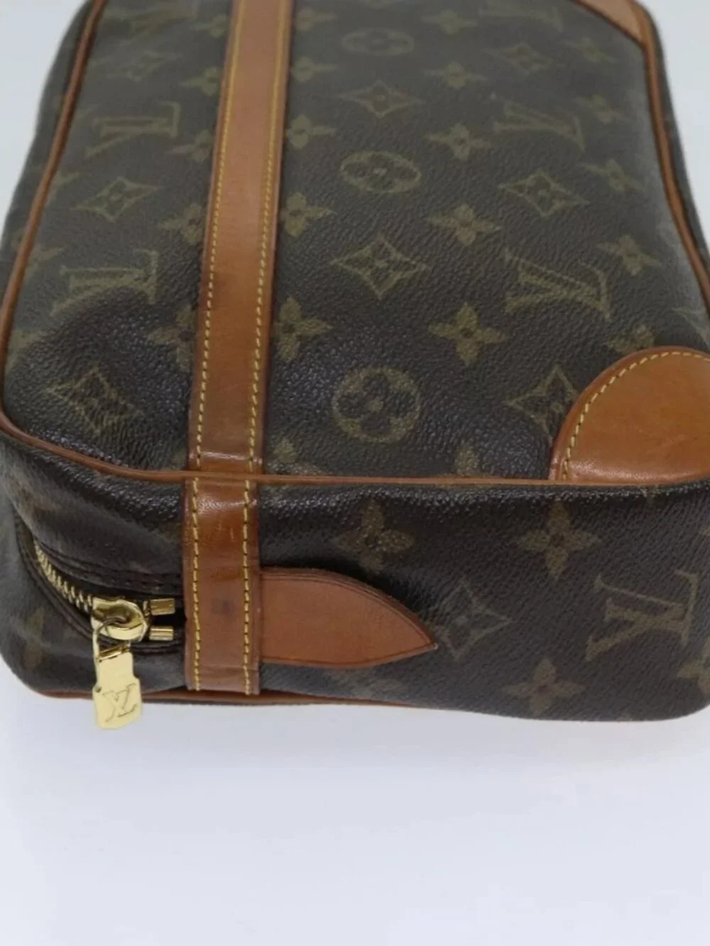 LOUIS VUITTON Monogram Compiegne 28 Clutch Bag M51845 LV Auth